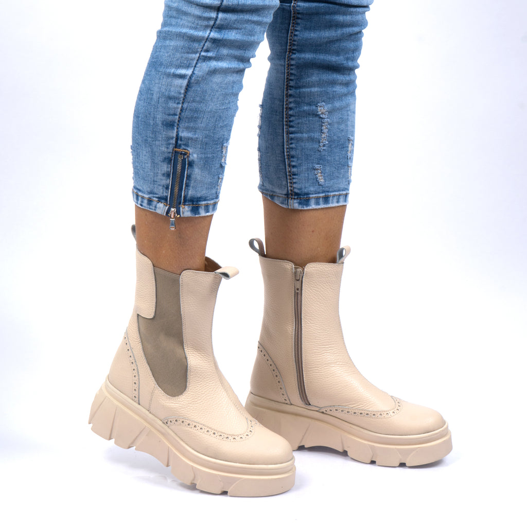 Blake B, ghete piele naturala